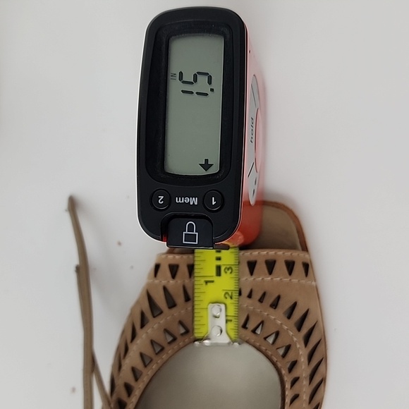 Jeffrey Campbell Cutout Rodillo Wedge Sandals Beige Tan - Picture 10 of 16